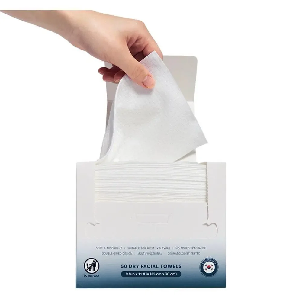 2 Daily Dry Facial Towels 200ct